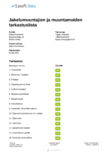 Dokumentit toimialalle Sähkö - Easoft Docs Oy